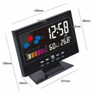 LED Digital Alarm Clock Calendar - Thumbnail Image 2