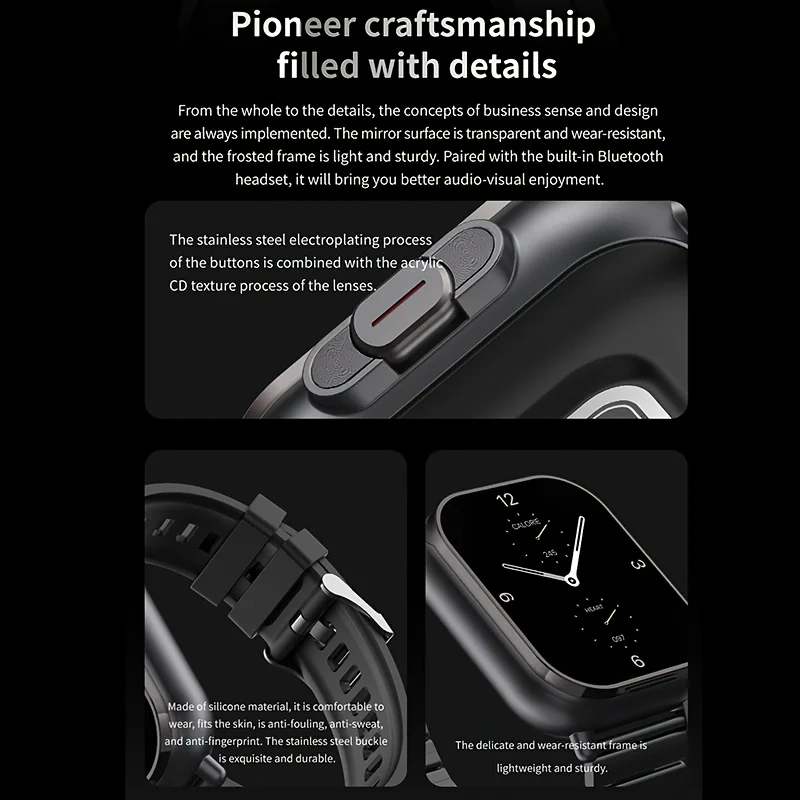 2-In-1 Smartwatch with Wireless Earbuds - Image 3