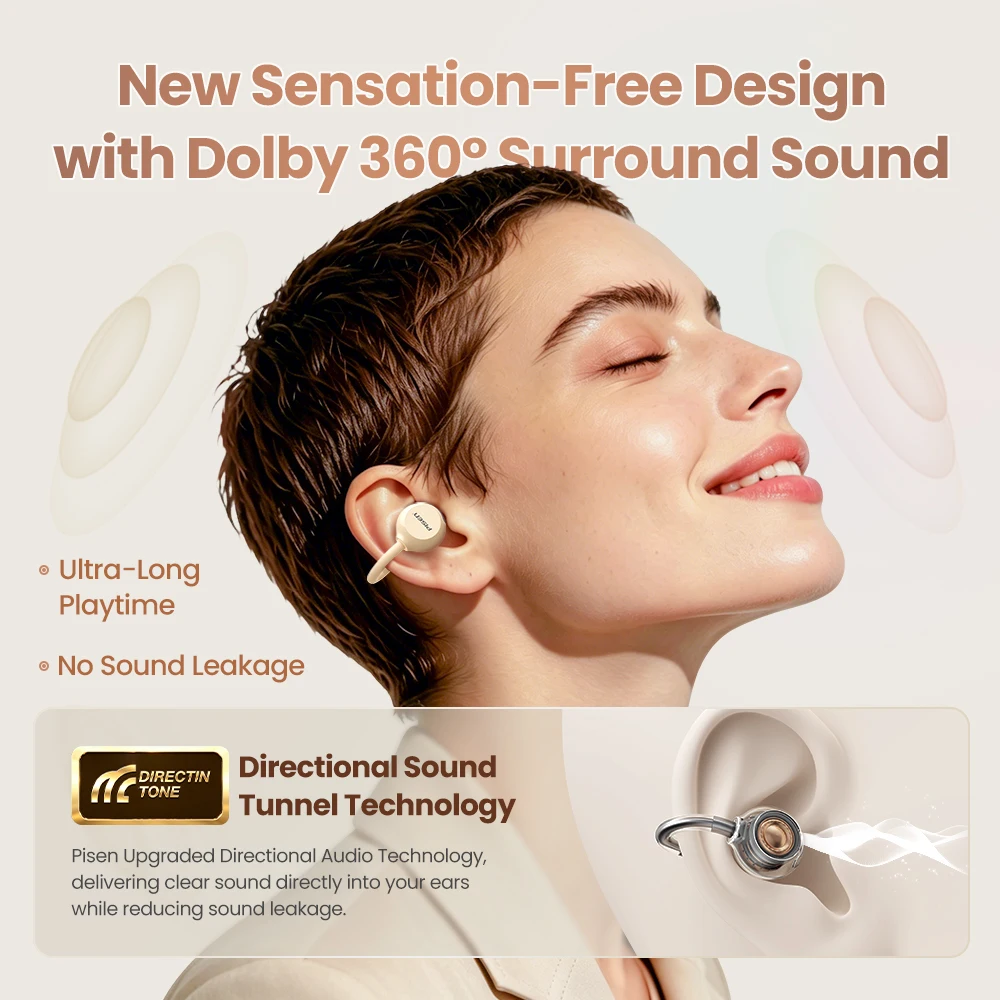 PISEN Wireless Ear Clip Earphones - Image 2