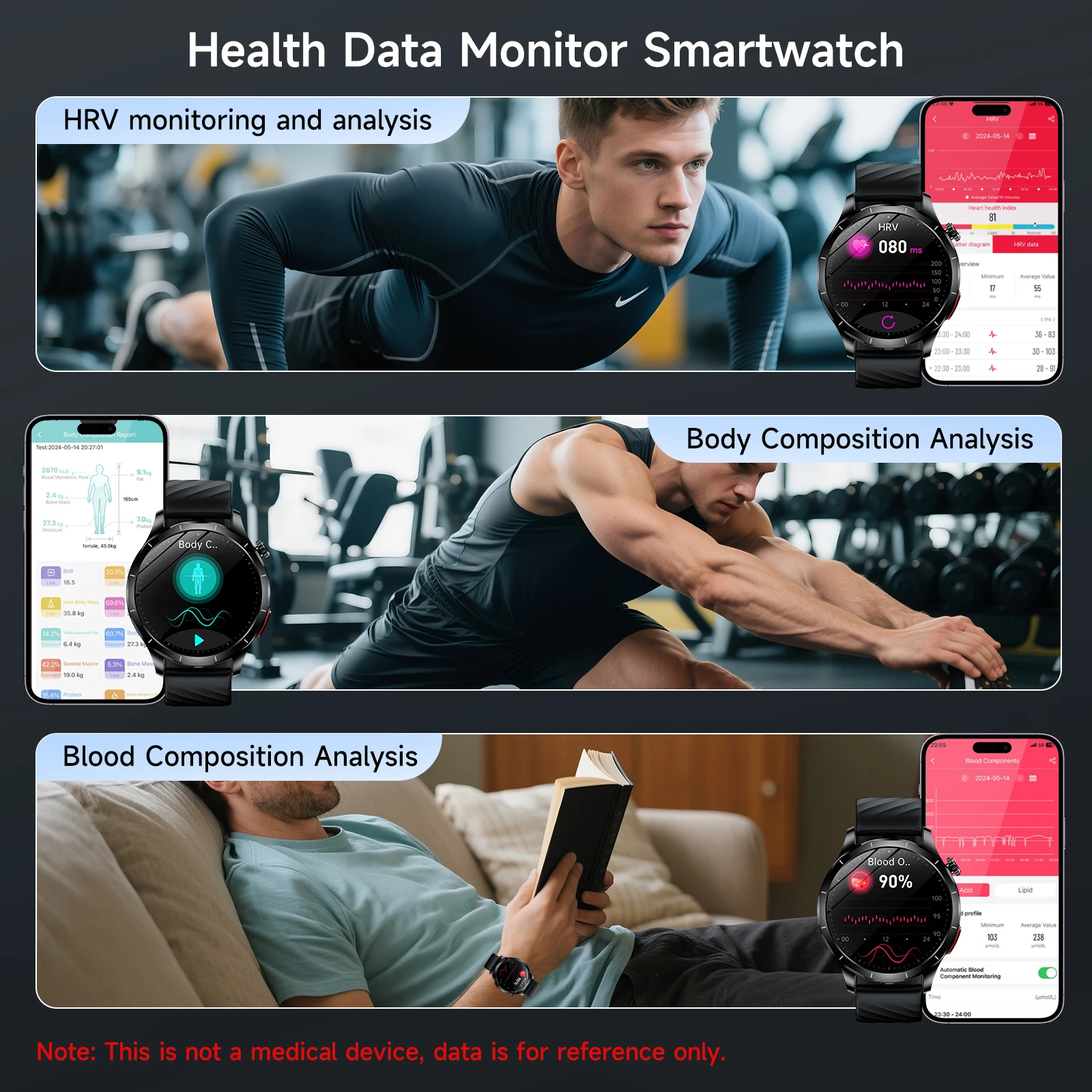 Health Smart watch Men Women - Image 4
