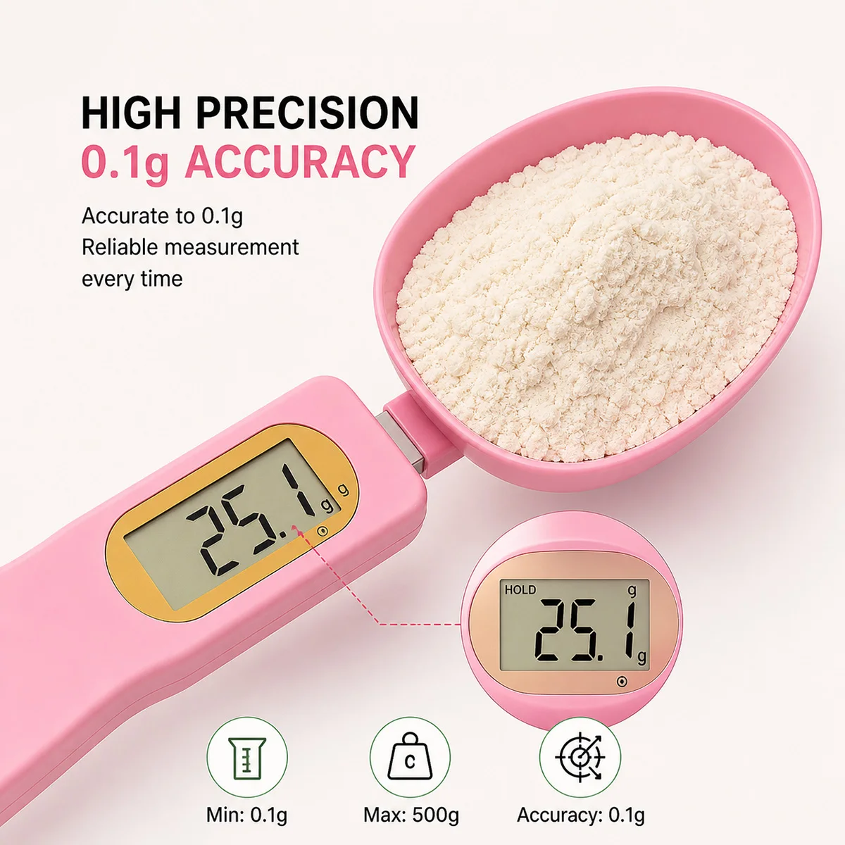 Mini Digital Measuring Spoon Scale - Image 4