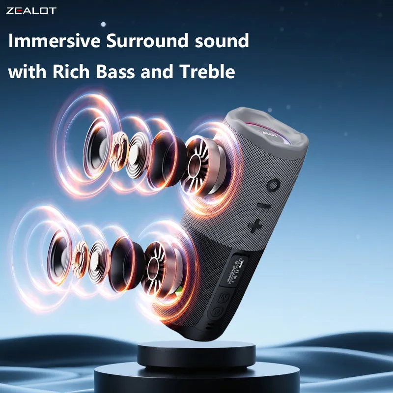 ZEALOT Magnetic Bluetooth Speaker - Image 2