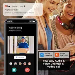 Wireless Security Waterproof Doorbell Camera - Thumbnail Image 4