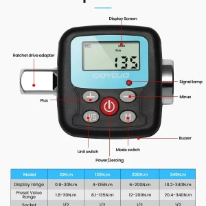 Digital Precision Torque Wrench Adapter - Thumbnail Image 5