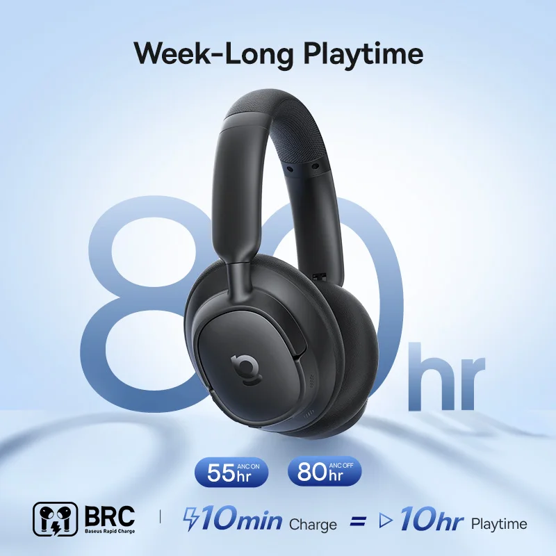 Baseus ANC Wireless Bluetooth Headphones - Image 3