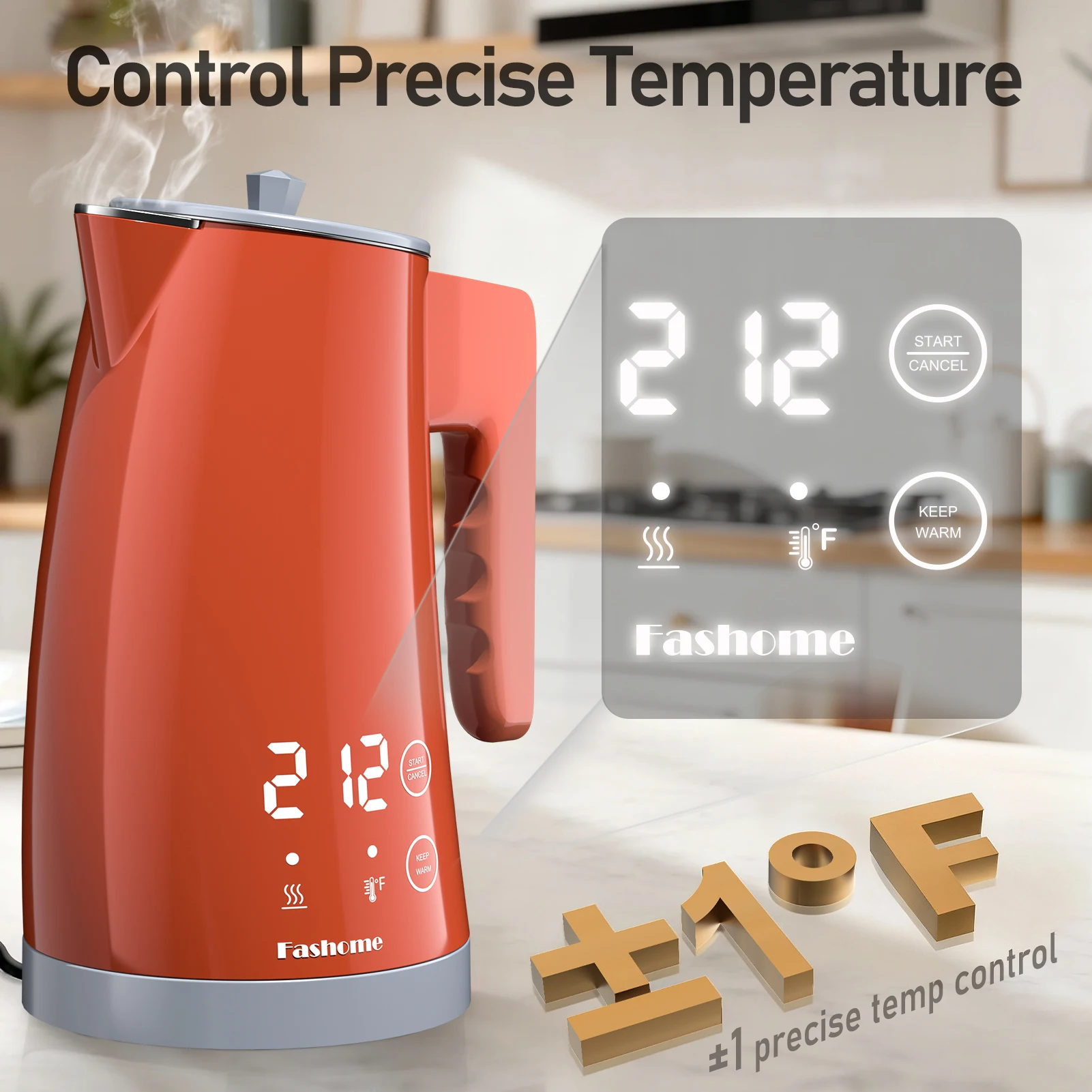Digital LED Display Electric Kettle - Image 2