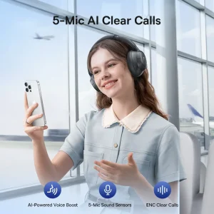 Baseus ANC Wireless Bluetooth Headphones - Thumbnail Image 4