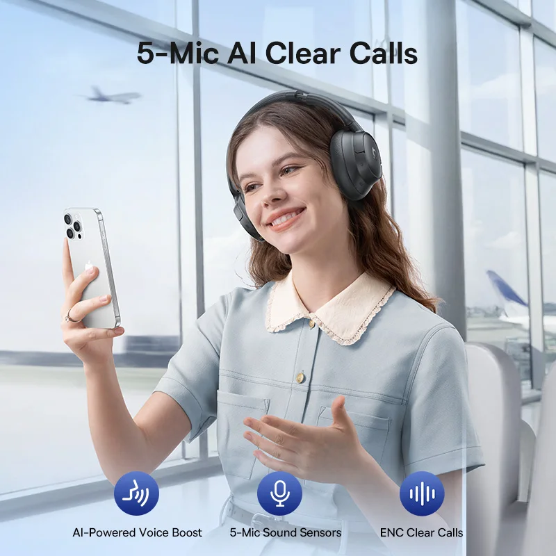 Baseus ANC Wireless Bluetooth Headphones - Image 4