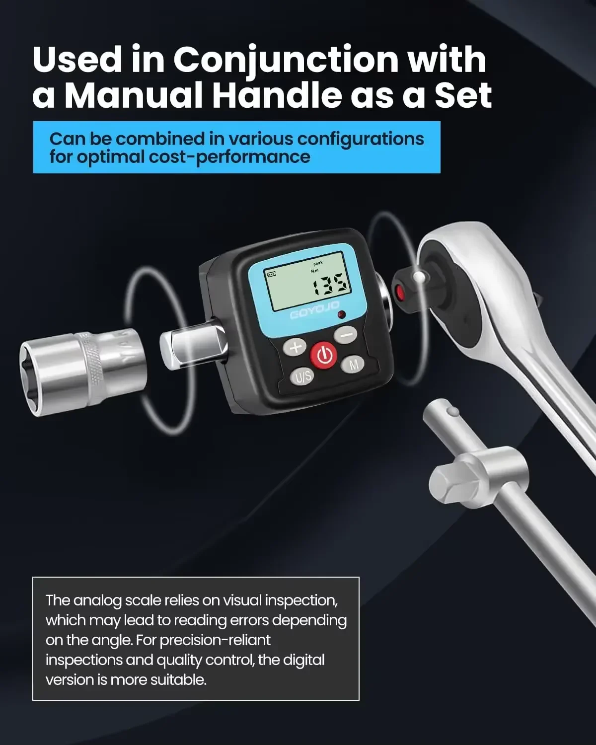 Digital Precision Torque Wrench Adapter - Image 1