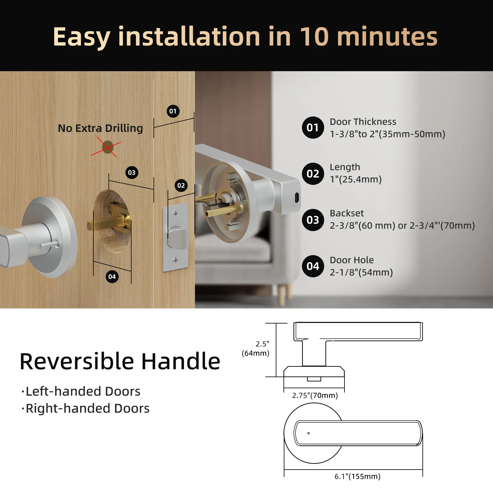 Smart Indoor Door Lock - Image 3