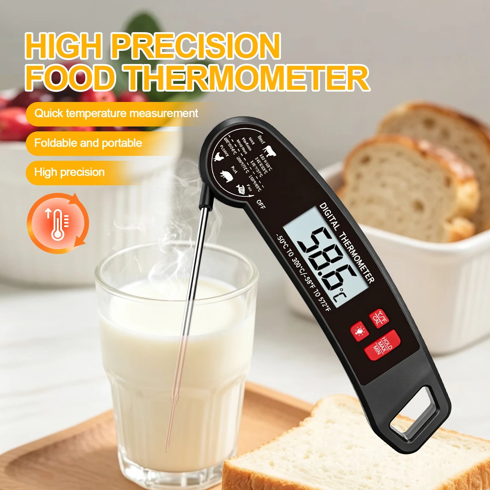 Instant Read Digital Food Thermometer - Image 2