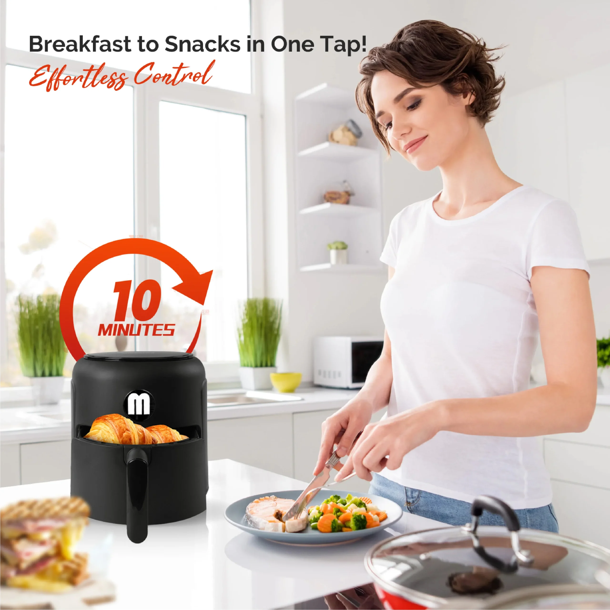 2.8QT Mini Digital Air Fryer - Image 4