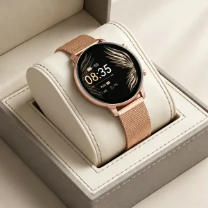 Women Rose Gold SmartWatch - Thumbnail Image 6