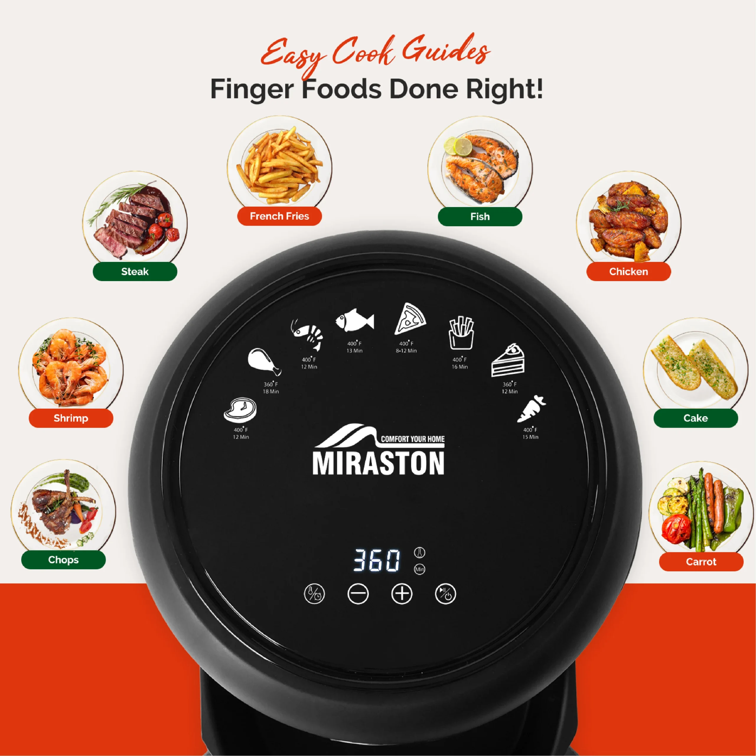 2.8QT Mini Digital Air Fryer - Image 3