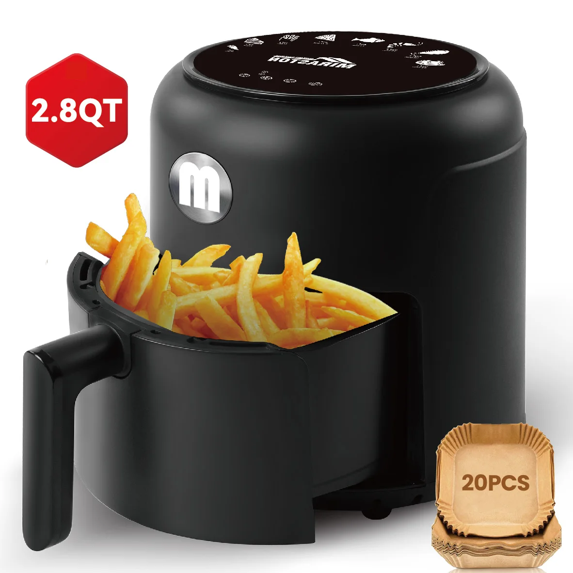 2.8QT Mini Digital Air Fryer - Image 6