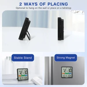Indoor Hygrometer, Desktop Digital Thermometer - Thumbnail Image 6