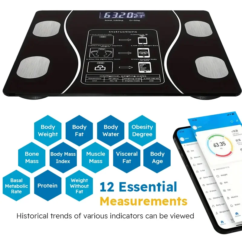 LCD Smart Digital Body Fat Scale - Image 5