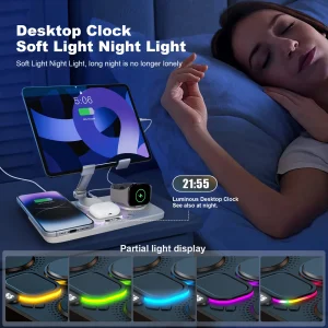 7-in-1 Wireless Charger Station  iPhone - Thumbnail Image 6