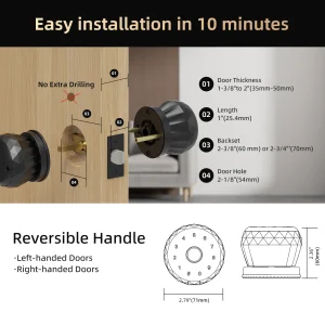 Smart Lock Fingerprint Indoor Door Lock - Thumbnail Image 5