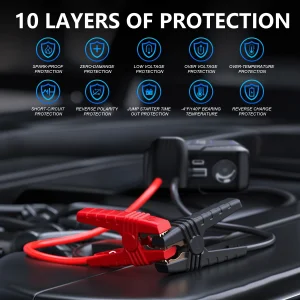 4-in-1 Jump Starter with Air Pump - Thumbnail Image 3