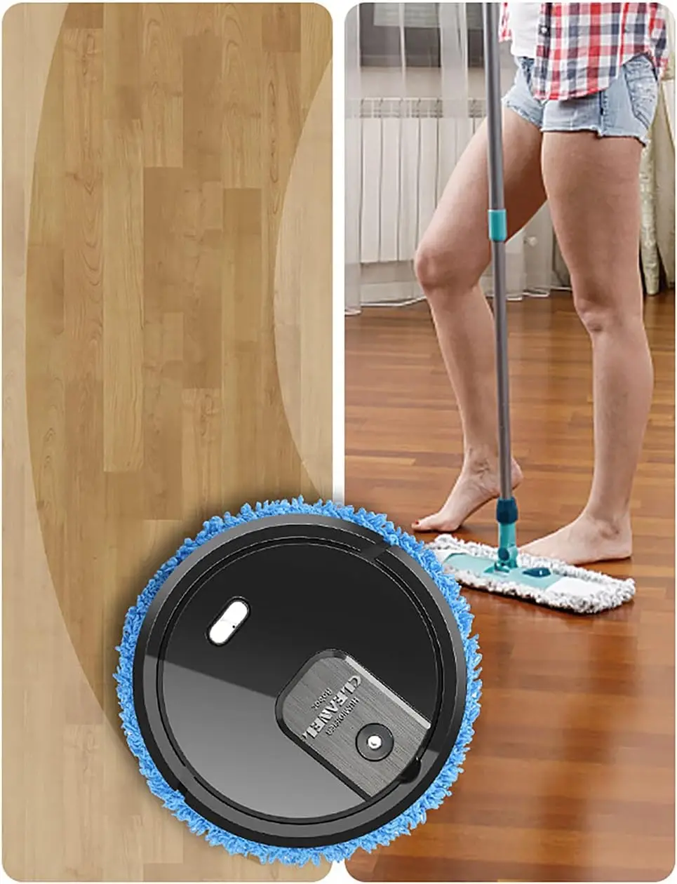Intelligent Wet or Dry Robot Mop - Image 2