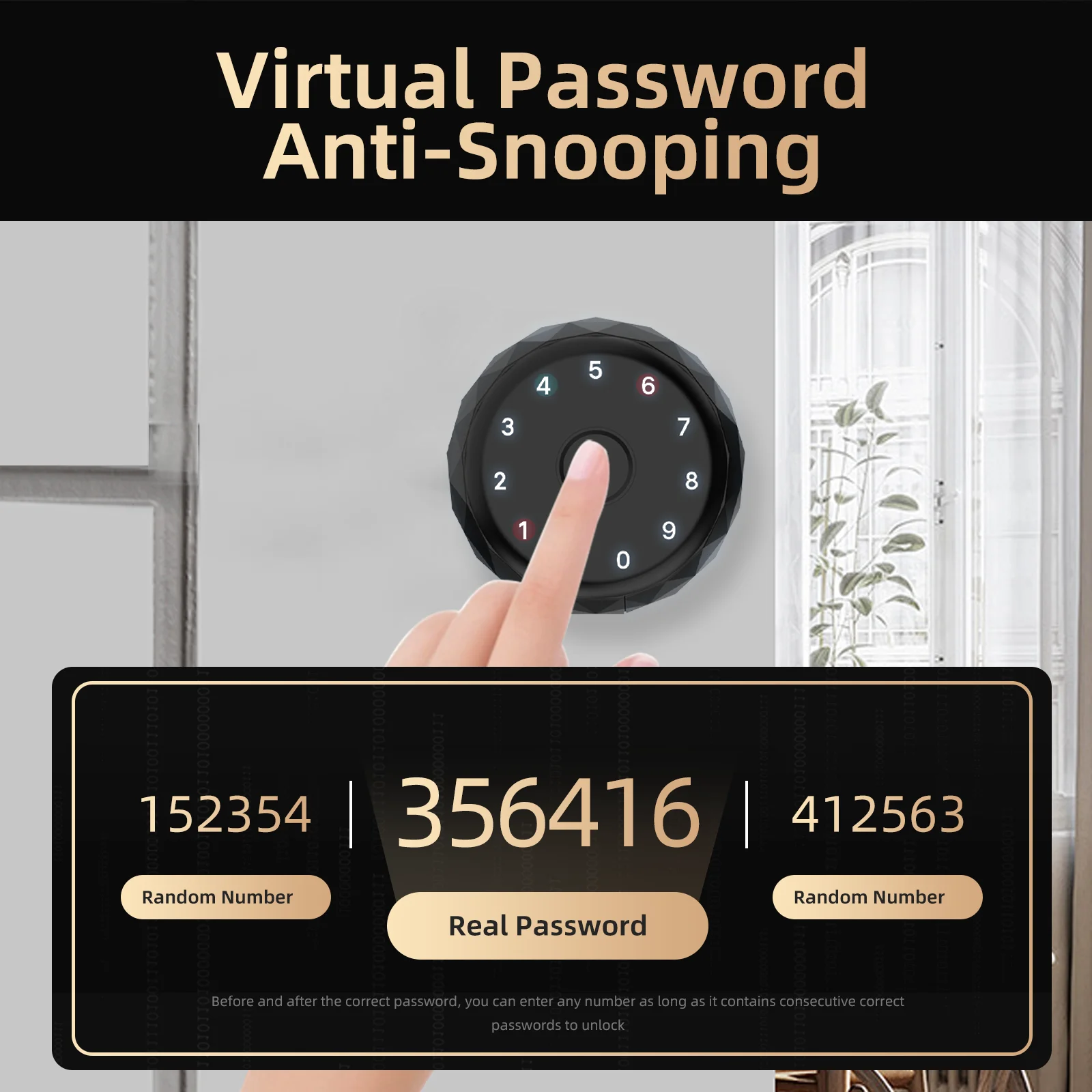 Smart Lock Fingerprint Indoor Door Lock - Image 3