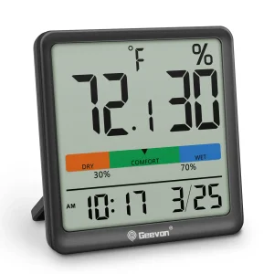 Indoor Hygrometer, Desktop Digital Thermometer
