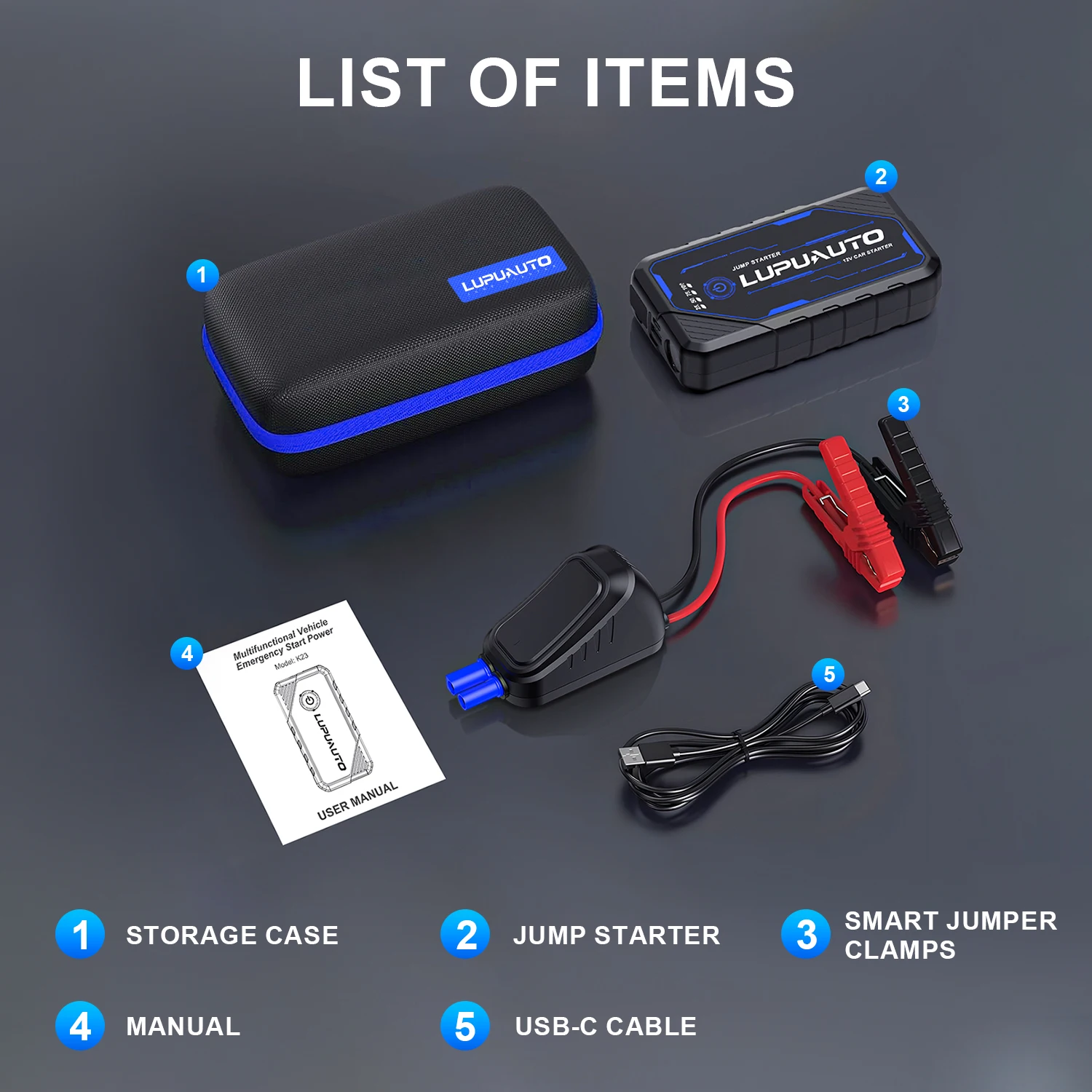 4-in-1 Jump Starter with Air Pump - Image 6