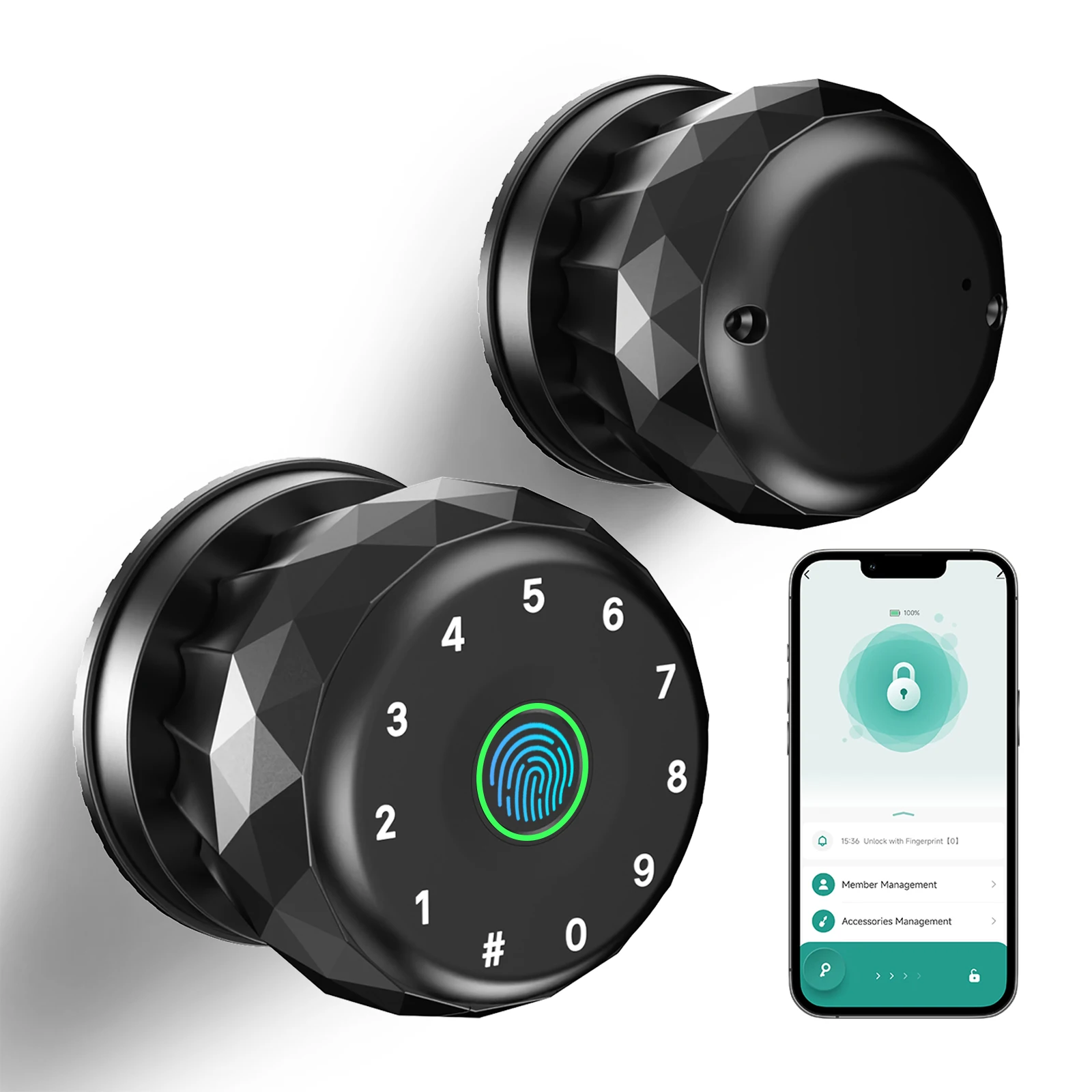 Smart Lock Fingerprint Indoor Door Lock - Image 1
