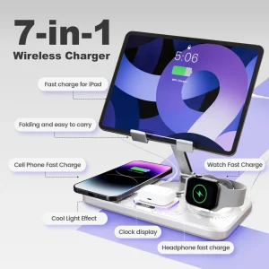 7-in-1 Wireless Charger Station  iPhone - Thumbnail Image 5