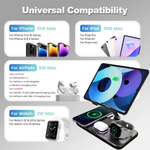7-in-1 Wireless Charger Station  iPhone - Thumbnail Image 3